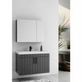 Lake Antrasit 80 Cm Banyo Dolabı