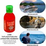 Lake Atraktor/Cezbedici Kirmizi Solucan Kani Balik Yem Katkisi 50 Ml