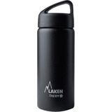 Laken Çelik Klasik Termos Şişe Siyah Unisex Siyah Matara