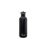 Laken LKBSF100NE Çelik Basic 1 lt Siyah Flow Kapak Şişe Suluk