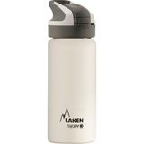 Laken Paslanmaz Çelik Termo Şişe Summit 050 L- Beyaz Unisex Mavi Matara - Renkli