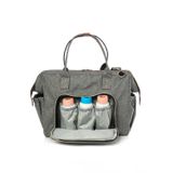 Lal Baby Baggage Bag Gri Omuz Askılı Anne Bebek Bakım Çantası