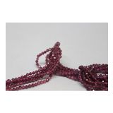 Lal (Garnet - Granat ) Taşı YARIM Dizi 2mm (17cm uzunluğundadır)