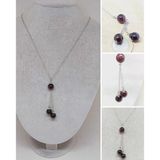 Lal (Garnet-Granat) Taşı Zincirli Kolye (8924)
