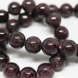 Lal (Granat) (Garnet) Taşı Dizi 10Mm