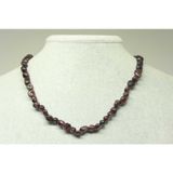 Lal (Granat) (Garnet) Taşı Doğal Parçalar Kolye (Klipsli) (25407)