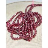 Lal (Granat) (Garnet) Taşı Yarım Dizi 3mm (17CM Uzunluğundadır)