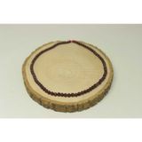 Lal (Granat) (Garnet) Taşı YARIM Dizi 4-4.5mm Aralığı (18cm uzunluğundadır)