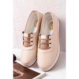 Lal Shoes & Bags Kadın Rahat Ortopedik Babet Günlük Ayakkabı-krem