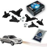 Lala Otomotiv Mercedes E W211 2002-2009 Sağ & Sol Far Tutucu Plastik Dişli Seti A2118201414, A2118201314