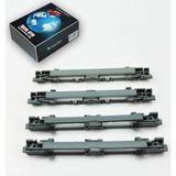 Lala Otomotiv Opel Zafira B & Opel Astra H Gri Tavan Çıtası / Kapağı 4Lü Set Uyumlu