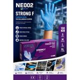LALAN STRONG F Tek Kullanımlık, Nitril Eldiven, 5 Gr Pudrasız, 100'lü Kutu (NE002) - Mavi - XL