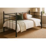 Lalas Daybed Metal Karyola, Siyah, 90X200