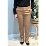 Lale Butik Bilek Boy Kumaş Pantolon 16032 Camel