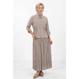 Lale Butik Levidor Tunik Etek Takım 131049 Taş