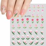 Lale Dizayn Tırnak Sticker Tırnak Etiketi Nail Art Jo-1774