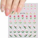 Lale Dizayn Tırnak Sticker Tırnak Etiketi Nail Jo-1774