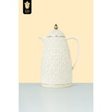 Lale Thermos Cam Hazneli Termos 9034 | 0,6 Lt | Kahve & Çay | 12 Saat Sıcak / 24 Saat Soğuk | Yerli Üretim (Sugar) - Krem - 0,60 lt
