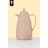Lale Thermos cam termos 9034 CHARMY 1, Lt Soğuk Sıcak Su Ve Çay Termosu - 1 lt - Pembe