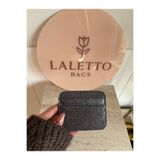 lalettobags Kadın Antrasit Simli Ve Işıltılı Kartlık