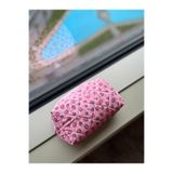 lalettobags Kadın Kumaş Çilek Desenli Yıkanabilir Makyaj Çantası