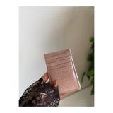 lalettobags Kadın Pembe Simli Kartlık