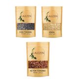 LALEZEN 500 gr Chia Tohumu + 500 gr Keten Tohumu + 500 gr Kinoa - Bitkisel form
