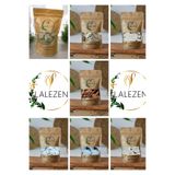 LALEZEN Doğal Kil Çeşitleri Tanışma Seti 100 Gr ( Kaolin -Bentonit- Karkülce - Kartopu -Kırmızı- Ural -Akkuvars )