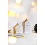 LALEZEN HOME 2li Yeni Evler Beyaz Mumluk