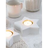 Lalezen Home 2li Yıldız Tealight Mumluk Mumlar Dahil