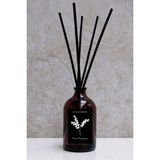 Lalezen Home Bambu Çubuklu Oda Kokusu Vanilya Aromalı Amber Cam Şişe 100 ml Kahverengi - 1 Adet