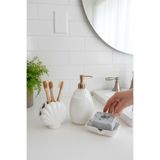 LALEZEN HOME Banyonun inci Seti 3lü Set Seramik