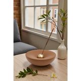 LALEZEN HOME Dev Beton Tütsülük Gold Top Detaylı (3 tütsü çubuğu) 13cm X 4cm