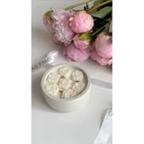 Lalezen Home Gül Detaylı Kase Mum Soyawax Doğal Mum