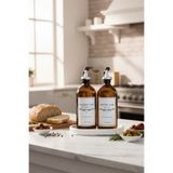 LALEZEN HOME İNCİLİ MODEL STANT - ZEYTİNYAĞI & AYÇİÇEK YAĞI ŞİŞESİ CAM 500ML