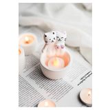 LALEZEN HOME Romantik Sevgili Kediler Mumluk