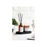 Lalezen Home Stantlı Pudra Kokusu ve Mum Set - Amber