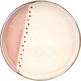 Lali Design En-Joy Pembe Porselen Tatlı Tabağı - Standart