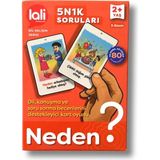 Lali Yayınları 5N1K Konuşma Becerisine Destek Neden Kart Oyunu - Renkli