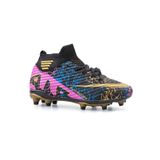 LALİGA 565 Siyah Altın Çoraplı Unisex Krampon Çivili Futbol Ayakkabısı