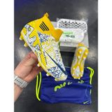 Laliga Airboom Pro Krampo+Çanta+Çorap+Tekmelik - Lacivert - Sarı