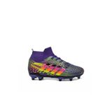 LALİGA LALIGA Super Mercury Bilekli Çoraplı Krampon Futbol Ayakkabısı L-575-KR, Mor, 32