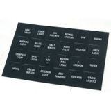 Lalizas 24 Parça Switch Paneller Sticker Seti