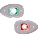 Lalizas MICRO LED 12 İskeleSancak 112.5° Feneri, Yüzey mon., Set, Beyaz Gövde Delikli