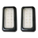 Lalizas TEPE/ROMÖRK LAMBASI 12 LEDs, 12V24V, SİYAH 2 Ad.LİK SET