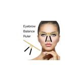 Lalvolin Kalıcı Makyaj Microblading İçin Altın Oran Kaş Ölçüm Cetveli Taç Cetvel Gold