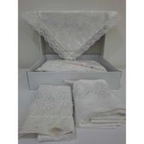 Lamazi Home Lamazihome 5 Parça Krem Seccade Seti Bohça Çeyiz Nişan Gelin Seccade Takımı - 70 x 120 cm - Renkli