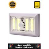 #Lamba Cob Led Pilli Kamp Masa Üstü Askılı Dimmerli Işık Seviyesi Ayarlanabilir Mıknatıslı Lamba
