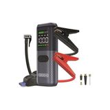 Lamba, HCB002 24400 Mah 3000A Tepe Akımı Profesyonel Akü Takviye Cihazı + Lastik Şişirme Kompresörü Taşınabilir Jump Starter (Kompresör+Powerbank+Led +Lcd Ekran) Benzinli ve Dizel Araçlar Için