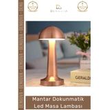 #Lamba Mantar Şarjlı Dimlenebilir Modern Tasarım Ofis Gece Okuma Dokunmatik Led Masa Lambası